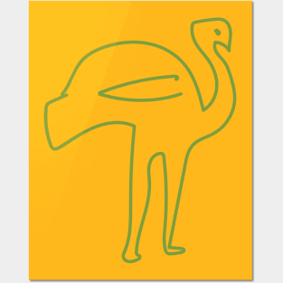 Ostrich Posters and Art